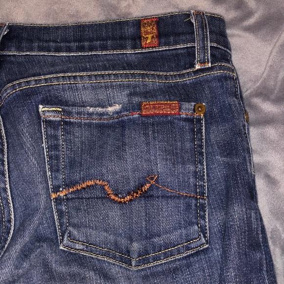 👗 7for all mankind bootcut size 25 bronze decor - Picture 8 of 11